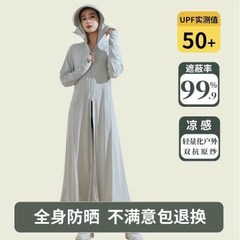 ÁO ĐẦM CHỐNG NẮNG THUN LẠNH CÓ NÓN (10)