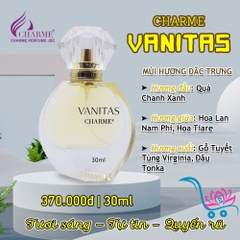 NƯỚC HOA CHARME VANITAS 30ML C.HÃNG LẺ CTY 370k (15)