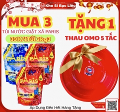 KM NƯỚC GIẶT XẢ PARIS MỚI 2KG3 (4) (thùng 8b)