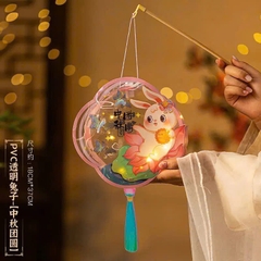 LỒNG ĐÈN TRUNG THU THỎ TRONG SUỐT RÁP ĐƠN GIẢN (5)