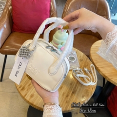 TÚI CHIO KÈM CHARM TIM QC CAO CẤP 19CM (15)