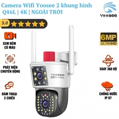 Camera Q46 Yoosee Chính Hãng 2 Khung Hình Có Đèn Báo Động Mắt 6MP Ngoài Trời (40) '
