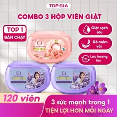 HỘP 40 VIÊN GIẶT TOPGIA 3in1 CHÍNH HÃNG (5)
