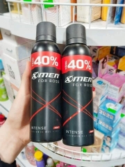XỊT THƠM TOÀN THÂN, XỊT KHỬ MÙI 48h X-MEN 210ml (7)