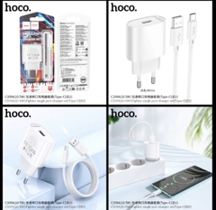 Bộ sạc 10.5W HOCO C109A (TypeC 10.5W) cóc 1 cổng USB kèm cáp usb ra Type C chính hãng (4)