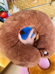 Gối Choàng Cổ Mẫu Tròn Lông Mịn Siêu Êm (3)