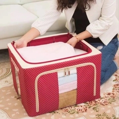 Tủ Vải Đựng Chăn Mền 66L Khung Sắt (6)