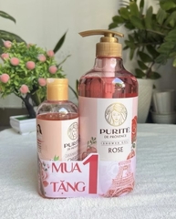 COMBO SỮA TẮM HƯƠNG NƯỚC HOA PURITE 850ML + 250ML (X-MEN)