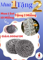 KM MIẾNG CƯỚC 30GRAM INOX CHÀ XOONG NỒI SAMRAN ( Mua 10 tặng 2 ko áp vip) (1) '