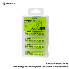SET 4 CỤC PIN SẠC AAA Lithium Remax CHÍNH HÃNG (10)