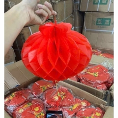 SET 10 LỒNG ĐÈN TỔ ONG 22cm TRANG TRÍ TẾT (1)