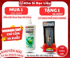 "KM CHAI DẦU GỘI CLEAR BẠC HÀ 630g CHÍNH HÃNG ( Ko áp dụng cho giảm 10%) (4) ‘