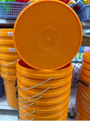 Thùng Bê, Xô Nhựa Vàng 16L Nguyên Ba , Dầy Nặng (5)
