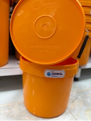 Thùng Bê, Xô Nhựa Vàng 5L Nguyên Ba , Dầy Nặng (2)