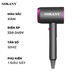 MÁY SẤY TÓC SOKANY 800W CHÍNH HÃNG (10)