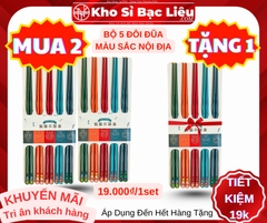 KM Bộ 5 Đôi Đũa Màu Sắc Hàng Nội Địa Loại 1 (2) '