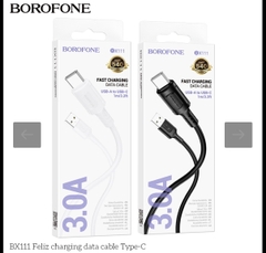 Cáp sạc nhanh 3A BOROFONE BX111 cáp usb ra Type C chính hãng Loại 1 (2)