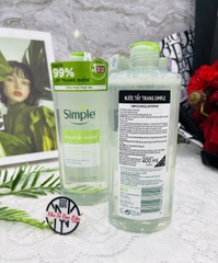 KM NƯỚC TẨY TRANG SIMPLE LỚN 400ML XỊN (10) '