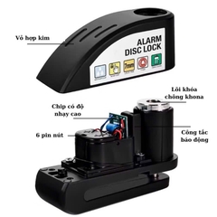 Khoá Đĩa Xe Máy Có Báo Động Mẫu Xịn Alarm (14)