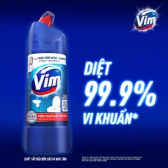 CHAI TẨY RỬA BỒN CẦU NHÀ TẮM VIM 880ml XANH BIỂN (Ko áp dụng giảm 10%)