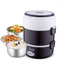 HỘP CƠM HÂM NÓNG 3 NGĂN , SỬ DỤNG ĐIỆN HÂM NÓNG THỨC ĂN (10)