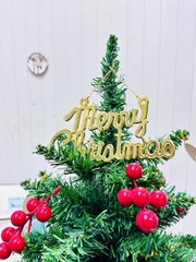 Cây Thông Noel 60cm Kèm Phụ Kiện Đèn Led Mẫu Mới