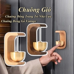 CHUỐNG GIÓ BẰNG GỖ TREO CỬA , HỖ TRỢ CHỐNG TRỘM (3)