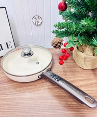 CHẢO CHỐNG DÍNH CERAMIC KIM HẰNG KÈM NẮP CHÍNH HÃNG 20CM (15)