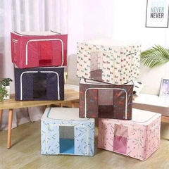 Tủ Vải Đựng Chăn Mền 66L Khung Sắt (6)