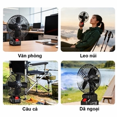 QUẠT LỒNG SẮT DÙNG CHÂN PIN PHỔ THÔNG CÓ XOAY LOẠI 1 (15)