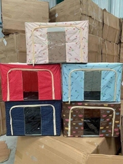 Tủ Vải Đựng Chăn Mền 66L Khung Sắt (6)