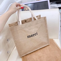 TÚI CỐI MERCI SIZE TO MÀU NÂU (2)