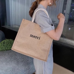 TÚI CỐI MERCI SIZE TO MÀU NÂU (2)