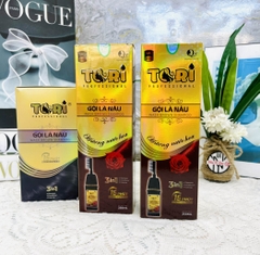 CHAI GỘI LÀ NÂU TÓC HƯƠNG NƯỚC HOA CÓ LƯỢC CTY TORI 250ml