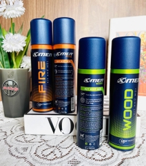 XỊT THƠM TOÀN THÂN, XỊT KHỬ MÙI X-MEN 12H (WOOD - FIRE) 140ml