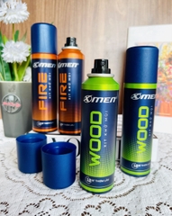 XỊT THƠM TOÀN THÂN, XỊT KHỬ MÙI X-MEN 12H (WOOD - FIRE) 140ml