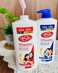 'KM SỮA TẮM LIFEBOY XANH ĐỎ 800g CHÍNH HÃNG ( KO ÁP DỤNG GIẢM 10% TTĐ) (4) '