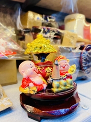 BỘ 6 MÓN TƯỢNG THẦN TÀI CÂY TIỀN VÀNG, LƯ CHUN VÀ ĐẾ, PHONG THUỶ TÀI LỘC MAY MẮN (10)