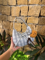 TÚI KẸP NÁCH CARO NƠ KÈM GẤU (10)