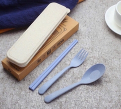 Bộ Muỗng Đũa Lúa Mạch Loại 1 An Toàn Cho Bé (2)