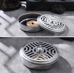 Hộp Khay Đựng Nhang Muỗi Có Nắp (1) '