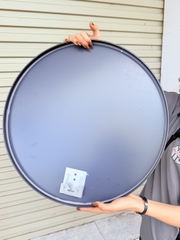 Gương tròn dán tường 50cm. Gương thuỷ tinh hình ảnh sắc nét sáng (10)
