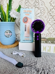 QUẠT CẦM TAY MINI S17 CÓ LED HIỂN THỊ % pin (10)