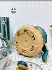 CA NẤU MÌ LẨU ĐIỆN SHANBAN MINI 18cm CÓ LỒNG HẤP (8)