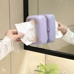 KM HỘP ĐỰNG GIẤY SILICON HÍT KÍNH ( tặng kèm bịch khăn giấy rút gấu trúc 4k) (2) '