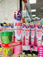 (VC M2T1)BÌNH XỊT RUỒI MUỖI ARS HỒNG CHÍNH HÃNG KHÔNG MÙI 600ML
