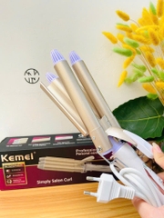 MÁY UỐN TÓC 3 TRỤC KEMEI 1010 CHÍNH HÃNG (20)
