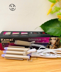 MÁY UỐN TÓC 3 TRỤC KEMEI 1010 CHÍNH HÃNG (20)