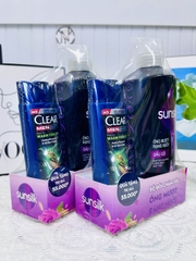 CHAI DẦU GỘI SUNSILK 650g ÓNG MƯỢT RẠNG NGỜI - MƯỢT DIỆU KÌ CHÍNH HÃNG - Tặng Kèm 1 Clear Men ( Ko áp dụng cho giảm 10%)