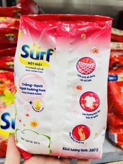 TÚI BỘT GIẶT SURF 380g HƯƠNG NƯỚC XẢ VẢI NGÁT HƯƠNG XUÂN (1)